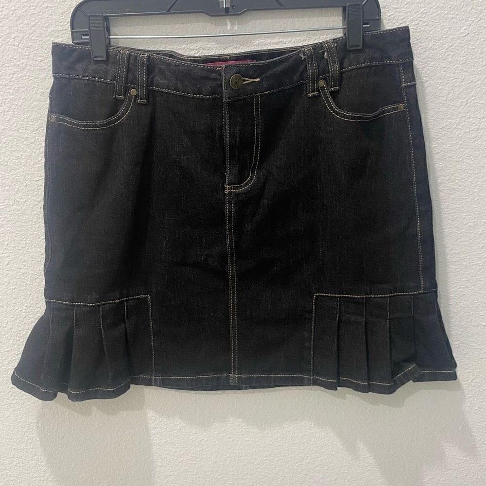 Thalia Sodi Y2K Denim Mini Skirt Size 11/12